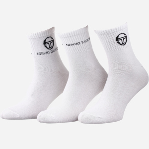 Набор носков Sergio Tacchini 93241341-1 43-46 3 пары Белый (3349600167575)