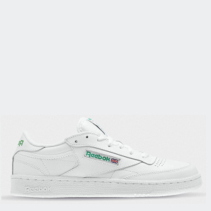 Кеды Reebok Club C 85 AR0456 40 (7.5) 25.5 см White/Green (4056561016499) лучшая модель в Николаеве