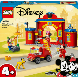 Конструктор LEGO Mickey and Friends Пожежна частина та машина Міккі та його друзів 144 деталі (10776) ТОП в Миколаєві