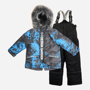 Зимовий комплект (куртка + напівкомбінезон) Garden Baby 102022-63/32 98 см Чорно-бірюзова абстракція/Чорний (4821020223318) рейтинг