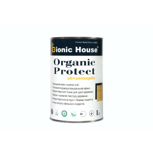 Антисептик для дерева ORGANIC PROTECT OIL Bionic-House 1л Безбарвний рейтинг