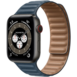 Ремінець Promate Maglet-40 для Apple Watch 38-40 мм 1/2/3/4/5/6/SE Baltic Blue (maglet-40.balticblue) ТОП в Миколаєві