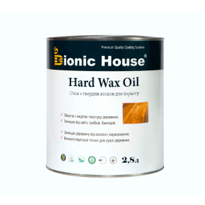 Олія для підлоги з твердим воском HardWax Oil 2,8л Безбарвний