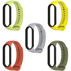 Набор ремешков MiJobs Dual Color Set 1 для Xiaomi Mi Band 6/5 5 шт (MJDualColorset1) надежный