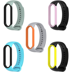 Набор ремешков MiJobs Dual Color Set 4 для Xiaomi Mi Band 6/5 5 шт (MJDualColorset4) рейтинг