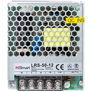 Блок питания HiSmart 12V 4.2A 50W (LRS-50-12) в Николаеве