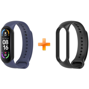 Xiaomi Mi Band 6 MiJobs Dual Color Dark Blue/Black (MJ6-DSS016DBB) ТОП в Миколаєві