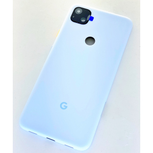 Задняя крышка Google Pixel 4a, голубая, Barely Blue, оригинал (Китай) + стекло камеры High Copy лучшая модель в Николаеве