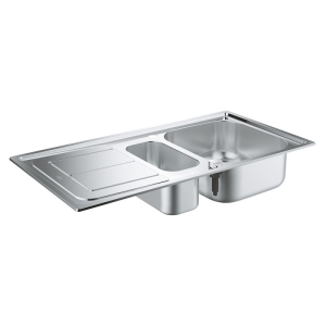 Набір кухонна мийка Grohe EX Sink 31565SD0 K300 і змішувач Eurosmart 33281002 ТОП в Миколаєві