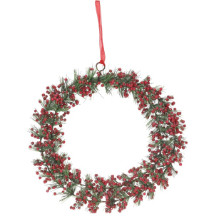 Вінок Christmas Decoration новорічний 26 см (CAA120510)