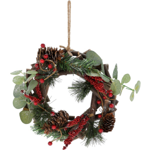 Вінок новорічний Christmas Decoration 22 х 7 х 22 см (YZB003920) в Миколаєві