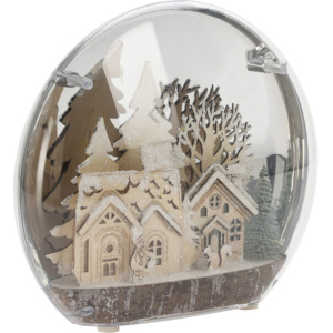 Декоративный светильник Christmas Decoration Дома 25x6x22 см (CAA130441_дома) в Николаеве