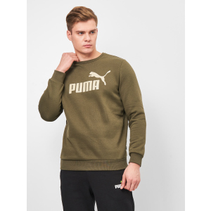 Світшот Puma ESS Big Logo Crew 58667944 XXL Зелений (4063698945516) краща модель в Миколаєві