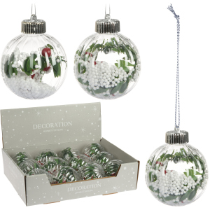 Набор елочных шаров Christmas Decoration 8 см 12 шт (ABJ432510) лучшая модель в Николаеве