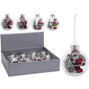 Набір ялинкових куль Christmas Decoration 8 см 12 шт (CAA724890) краща модель в Миколаєві