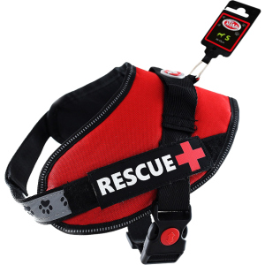 Шлей посилений Pet Nova Rescue+ S 45-55 см Червоний (HA-RESCUE-RE-S) (5903031442212) ТОП в Миколаєві