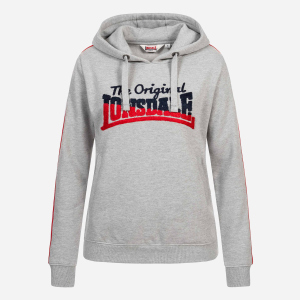 Худі Lonsdale Lissan 117172-1544 XXL MarlGrey/Navy/Red (4251522378887) краща модель в Миколаєві