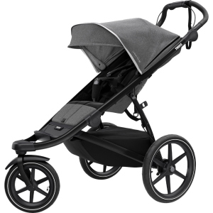 Дитячий візочок Thule Urban Glide 2 Black - Grey Melange (TH10101948) краща модель в Миколаєві