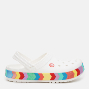 Крокси Crocs Crocband Chevron Beaded Clog Kids 207007-100-J6 37 Білий (0191448701717) рейтинг