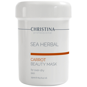 Морквяна маска краси Christina Sea Herbal Beauty Mask Carrot 250 мл (7290100360781) краща модель в Миколаєві