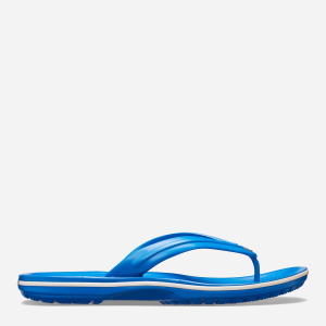 Вьетнамки Crocs Jibbitz Crocband Flip 11033-4KG-M8/W10 41-42 25.5 см Bright Cobalt/White (191448410817) в Николаеве