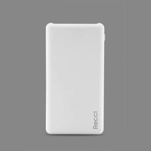 Зовнішній акумулятор 10000 mAh Dynamic RD-10000 white Recci CC200062 в Миколаєві