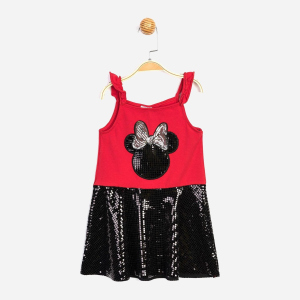 Сарафан Disney Minnie Mouse MN15539 92 см Червоний із чорним (8691109789648) краща модель в Миколаєві