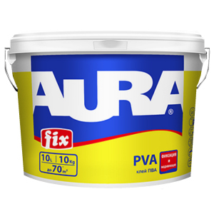 Клей AURA FIX PVA контактний 10кг краща модель в Миколаєві