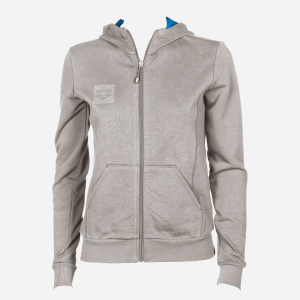 Спортивна кофта Arena W ESSENTIAL HOODED F/Z JACKET 001041-520 XL Сіра Меланж (3468336004739) краща модель в Миколаєві