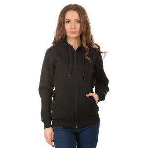 Худі Rozetka Premium Zip Thru Hooded Sweat 062034 XXL Чорне (6203409400015) ТОП в Миколаєві