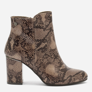 купить Ботильоны XTI Taupe Snake PU Ladies 35160-1129 36 Светло-коричневые (8434739620062)