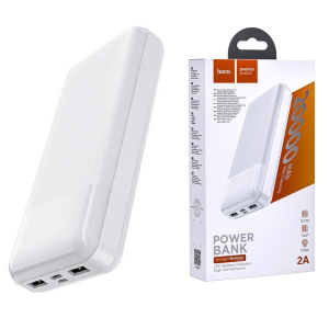 купить Павербанк Hoco 20000mAh 2xUSB/Type-C 2A white