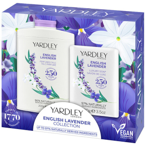 Набір Yardley Тальк English Lavender 200 г + Мило English Lavender 100 г (5056179303652) краща модель в Миколаєві