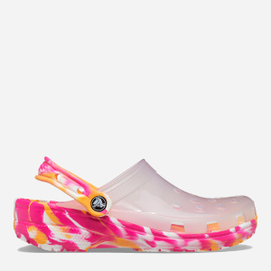 Кроксы Crocs Classic Translucent Marbled Clog 207407-94S-М8W10 41 25.5 см White/Multi (191448837157)