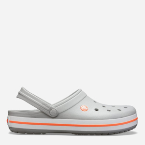 Кроки Crocs Jibbitz Crocband 11016-0FL-M5/W7 37-38 22.9 см Сіро-жовтогарячі (191448284623) ТОП в Миколаєві