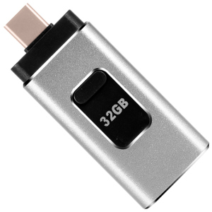 UFT FD32 3 в 1 32GB USB / Type-C / Lightning (UFTFD32) ТОП в Миколаєві