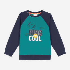 Свитшот Coccodrillo King Of Cool ZC1143103KIN-011 122 см Синий (5904705655525) ТОП в Николаеве