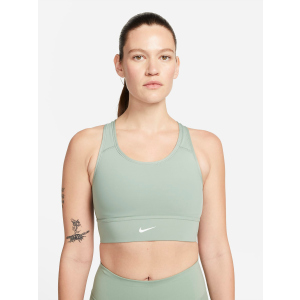 Спортивный топ Nike W Nk Df Swsh Lngln Bra CZ4496-357 M Светло-зеленый (195243363262) в Николаеве