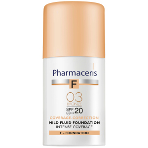 Нежный тональный флюид Pharmaceris F SPF20 интенсивно маскирующий Бронза 30 мл (5900717153219) рейтинг