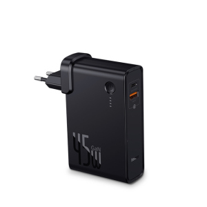 Банк заряду Baseus GaN USB+Type-C 10000mAh 45W black краща модель в Миколаєві