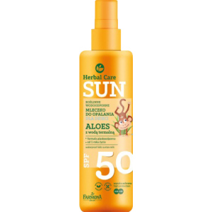 Водостойкое детское молочко для загара Farmona Herbal Care Sun SPF 50 150 мл (5900117972847) в Николаеве