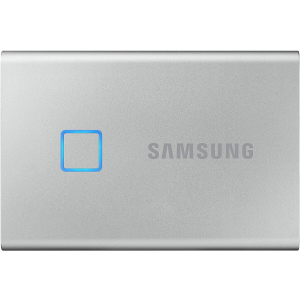 Samsung Portable SSD T7 TOUCH 2TB USB 3.2 Type-C (MU-PC2T0S/WW) External Silver ТОП в Николаеве