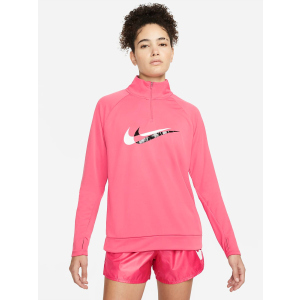 Спортивна кофта Nike W Nk Swsh Run Hz Mdlayr DD6841-622 S Рожева (195243293057)