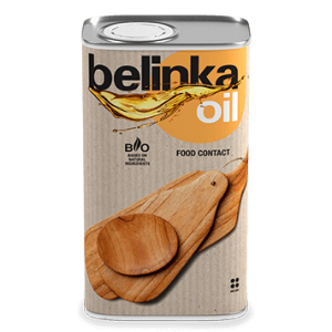 Олія для обробних дощок та стільниць з дерева Belinka Oil Food Contact 0,5л