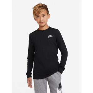 Футболка с длинными рукавами Nike B Nsw Tee Ls Emb Futura CZ1855-010 147-158 см (L) Черная (194495131612) ТОП в Николаеве