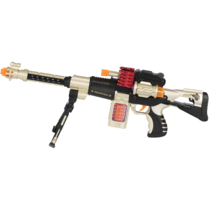 Іграшкова гвинтівка Same Toy Sharp Shooter снайперська на підставці зі світловими та звуковими ефектами (DF-14218BUt) (2340000003846) в Миколаєві