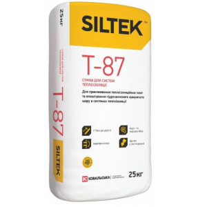 Суміш для систем теплоізоляції Siltek T-87 25кг в Миколаєві