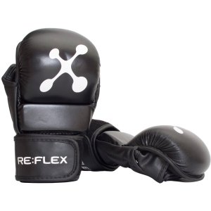 Перчатки для MMA RE:FLEX MG-1100 PU M Черные в Николаеве