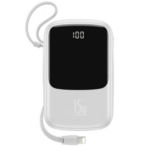 купити УМБ Baseus Q Pow Digital Display 3A 10000mAh White