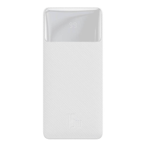 Універсальна мобільна батарея Baseus Bipow Digital Display 15W 10000mAh White (PPDML-I02)_ краща модель в Миколаєві